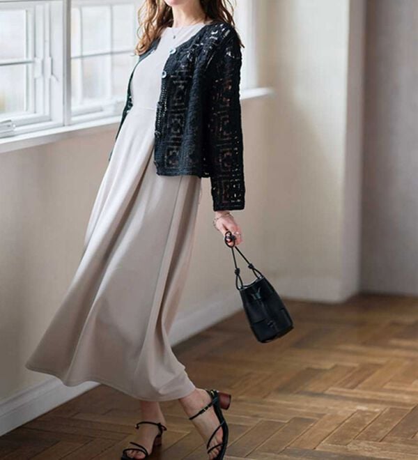 RANAN（ラナン）の「上品見えバックギャザーワンピース（その他ワンピース）」｜詳細画像