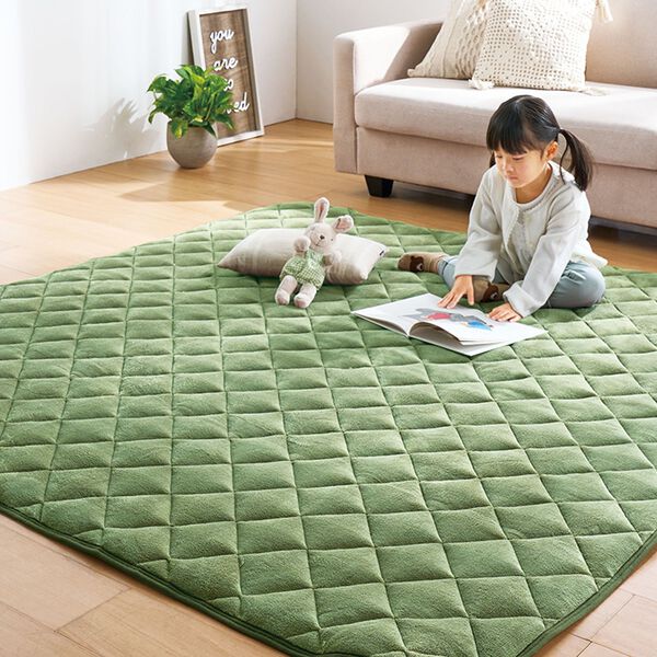 「ふわふわキルトラグ（カーペット）」｜詳細画像