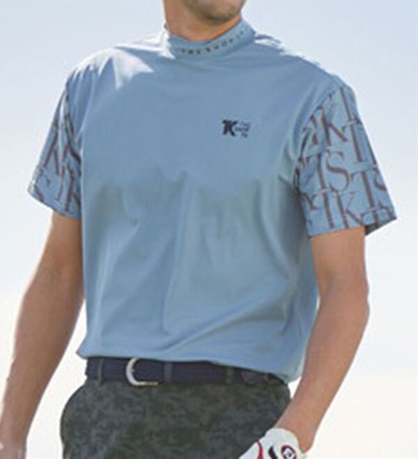 「＜ザ　ショップ　ティーケー＞接触冷感モックネックＴシャツ（メンズＴシャツ）」｜詳細画像