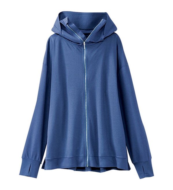 BELLUNA（ベルーナ）の「絶対に焼けたくない！後プリーツＵＶパーカー（パーカー）」｜詳細画像