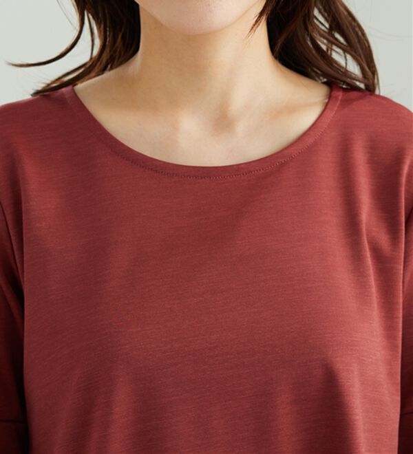 BELLUNA（ベルーナ）の「リボン付フレアー袖プルオーバー（カットソー）」｜詳細画像