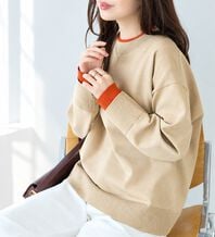 BELLUNA（ベルーナ）の「重ね着風配色スポンディッシュニット（ニット・セーター）」