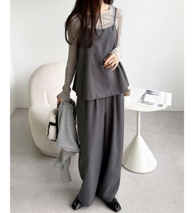 GeeRA（ジーラ）の「セットアップ風キャミソールサロペット（オールインワン）」