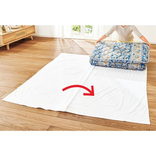 「三方開き敷ふとんカバー２枚組（掛布団カバー）」｜詳細画像