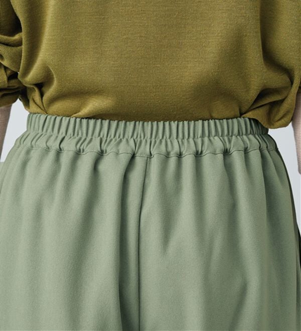 BELLUNA（ベルーナ）の「ウーリッシュ素材釦使いワイドパンツ（ワイドパンツ・ガウチョ）」｜詳細画像