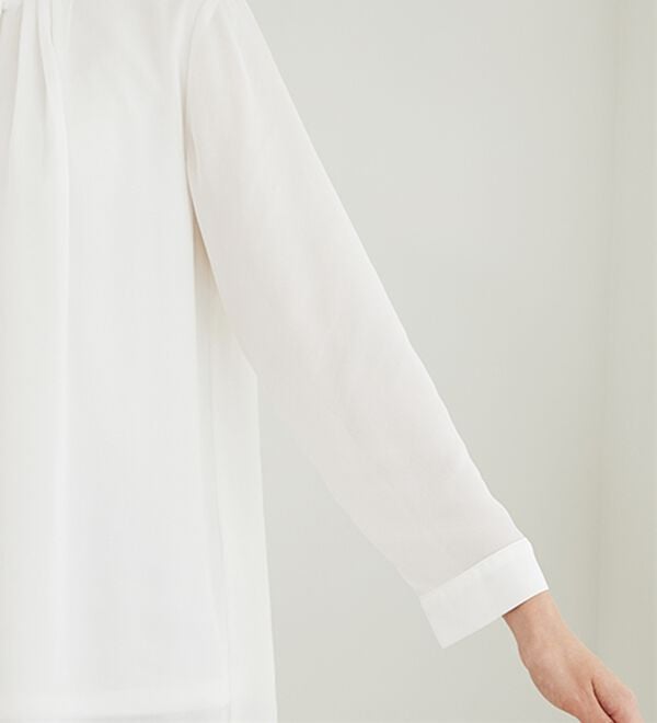 BELLUNA（ベルーナ）の「＜セレモニースタイル＞ボウタイデザインブラウス（ブラウス）」｜詳細画像