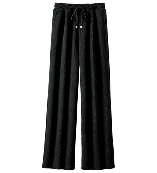 BELLUNA（ベルーナ）の「なめらかコーデュロイワイドパンツ（ワイドパンツ・ガウチョ）」｜詳細画像