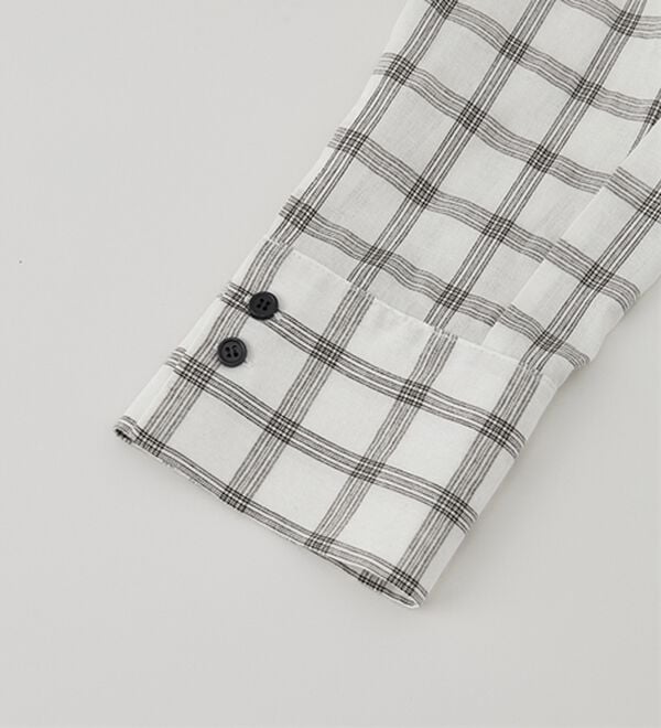 RANAN（ラナン）の「２ｗａｙボウタイチェックシャツ（シャツ）」｜詳細画像