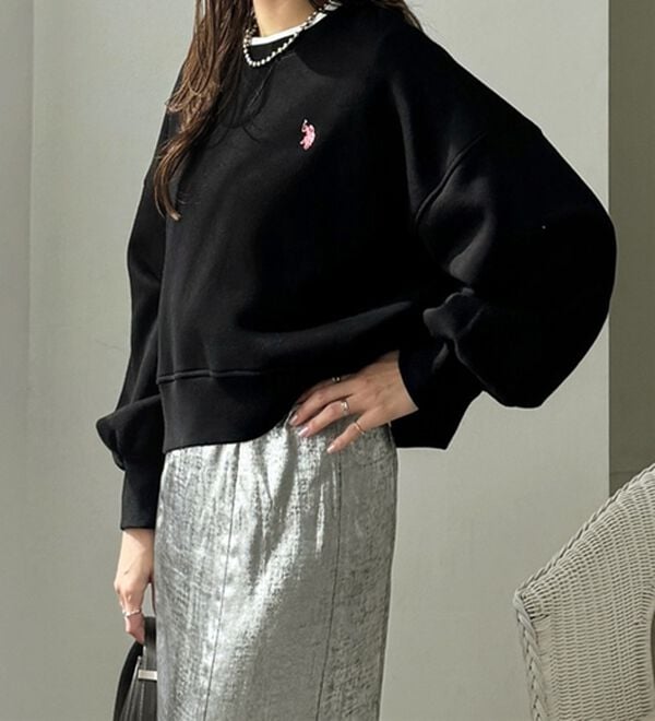 GeeRA（ジーラ）の「【Ｕ．Ｓ．ＰＯＬＯ　ＡＳＳＮ】ショートスウェット（トレーナー・スウェット）」｜詳細画像