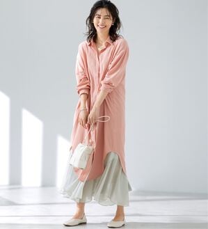 LAVIENNE（ラヴィエンヌ）の「【コーデにプラス！】裾魅せシフォンワンピース（肌着・インナーウェア）」｜詳細画像