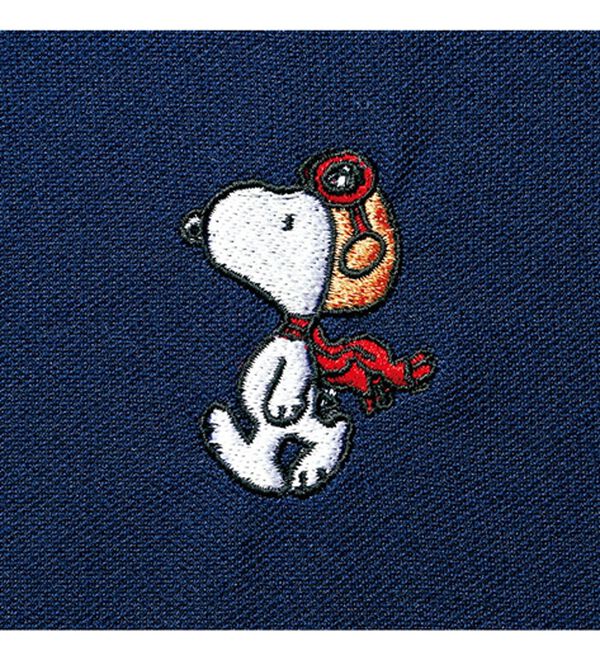 BELLUNA（ベルーナ）の「スヌーピー刺しゅうポロチュニック（ポロシャツ）」｜詳細画像