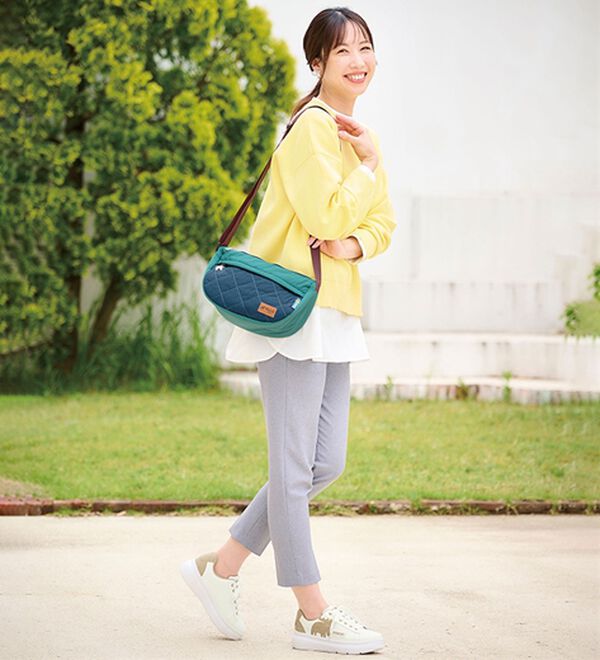 BELLUNA（ベルーナ）の「＜ＰＡＬＬＥ＞配色キルティングショルダー（ショルダーバッグ）」｜詳細画像