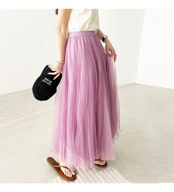 GeeRA（ジーラ）の「フレアーチュールロングスカート（ロングスカート）」｜詳細画像