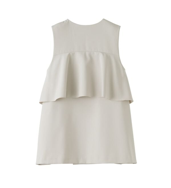 RANAN（ラナン）の「【２点セット】洗える！多機能バックフリルベストセットアップ（パンツスーツ）」｜詳細画像