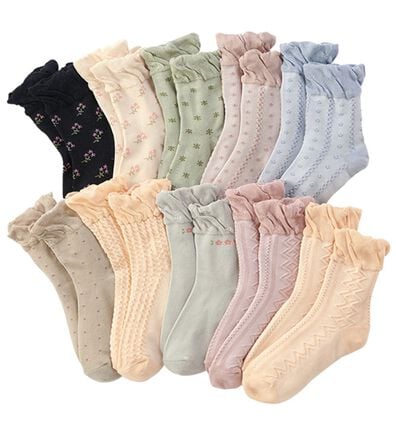 LAVIENNE（ラヴィエンヌ）の「【１０足組】新・足口苦しくないソックス（靴下・ストッキング）」