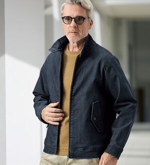 「デニムスイングトップ（メンズブルゾン）」｜詳細画像