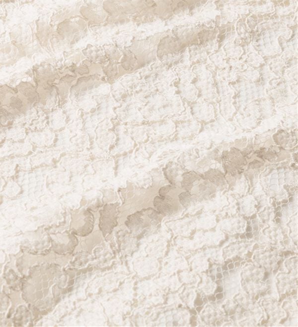 RANAN（ラナン）の「チュールドッキングフラワーレースキャンディースリーブブラウス（ブラウス）」｜詳細画像