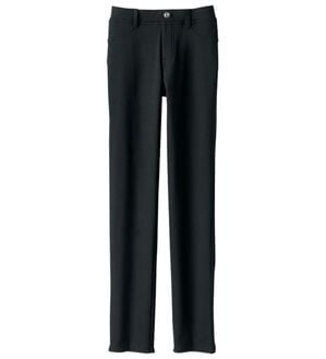 BELLUNA（ベルーナ）の「前身中わたであったか！すっきりパンツ（フルレングスパンツ）」｜黒