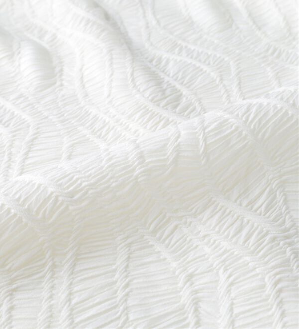 BELLUNA（ベルーナ）の「波柄シアージャカード素材カーディガン（ニットカーディガン）」｜詳細画像