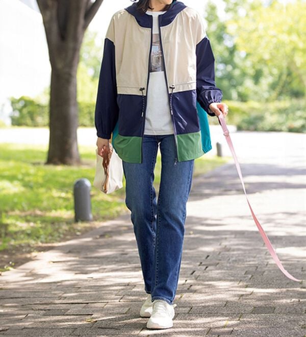 ルフラン（ルフラン）の「お散歩に便利な配色ジャケット（その他ジャケット）」｜詳細画像