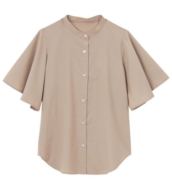 GeeRA（ジーラ）の「フレアー袖バンドカラーブラウス（ブラウス）」｜詳細画像