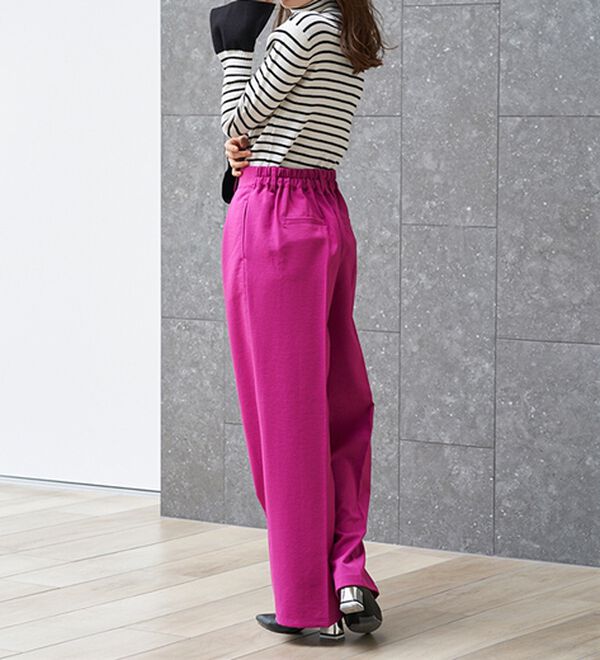 RANAN（ラナン）の「＜ムースタッチ＞洗える！バイカラータートルリブニット（ニット・セーター）」｜詳細画像