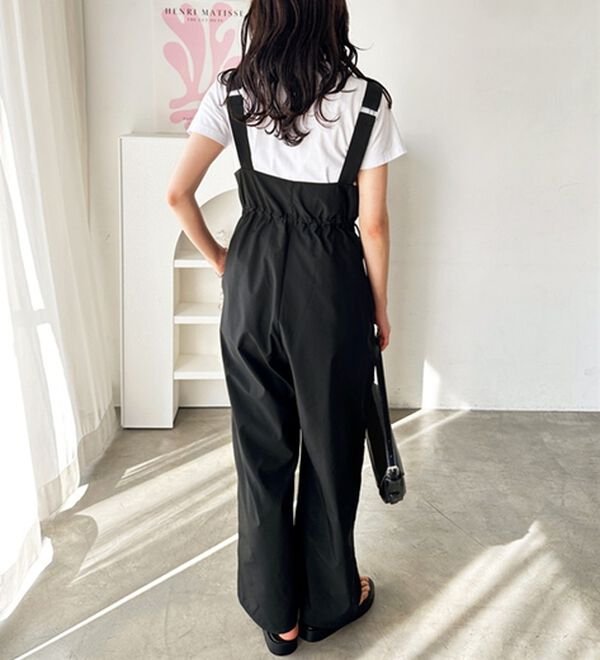 GeeRA（ジーラ）の「フロントジップミリタリーサロペット（オールインワン）」｜詳細画像