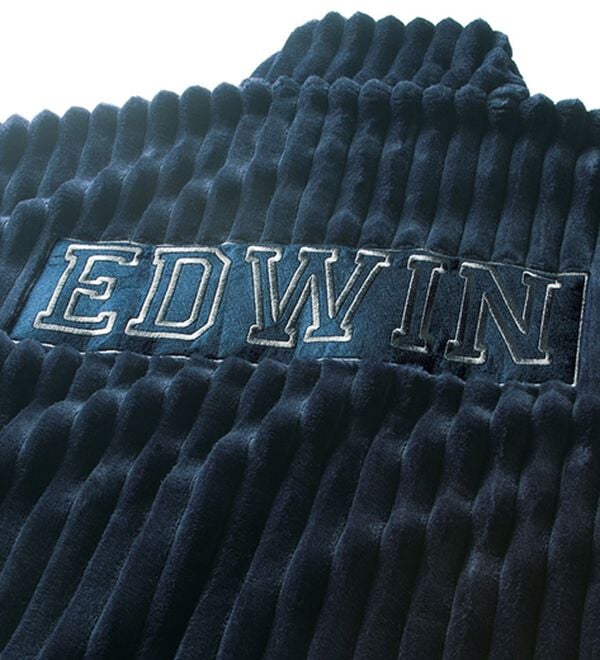 「＜エドウイン＞ストライプベロアセットアップスーツ（メンズルームウェア）」｜詳細画像