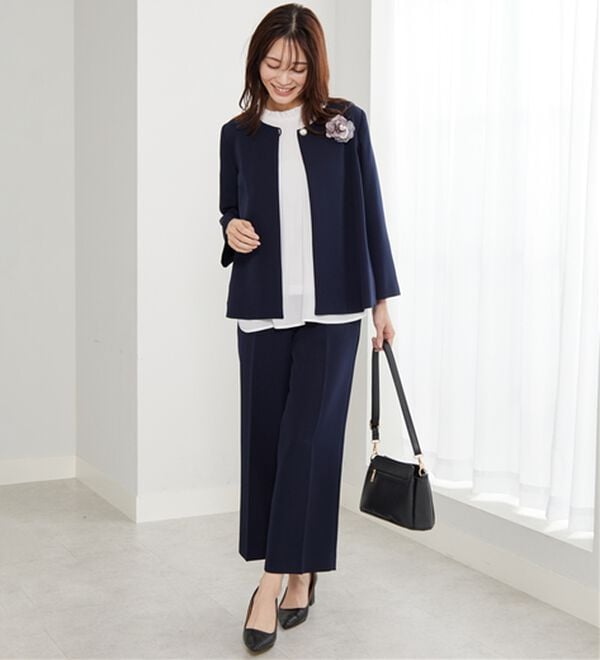 BELLUNA（ベルーナ）の「＜セレモニースタイル＞パール付袖フレアージャケット（その他ジャケット）」｜詳細画像