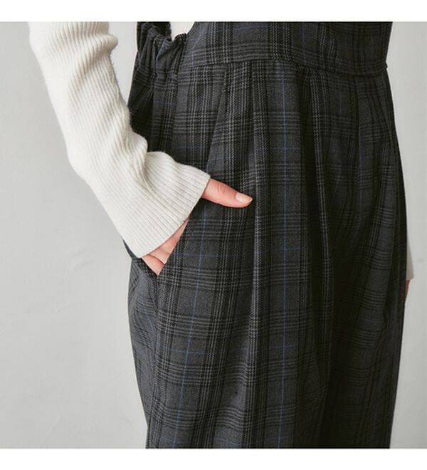 Viola e Viola（ヴィオラ エ ヴィオラ）の「ゆるサロペットワイドパンツ（オールインワン）」｜詳細画像