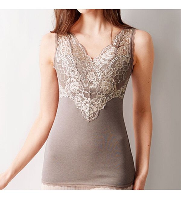 ルフラン（ルフラン）の「【３色組】グラマーさんの為のブラキャミ（肌着・インナーウェア）」｜詳細画像