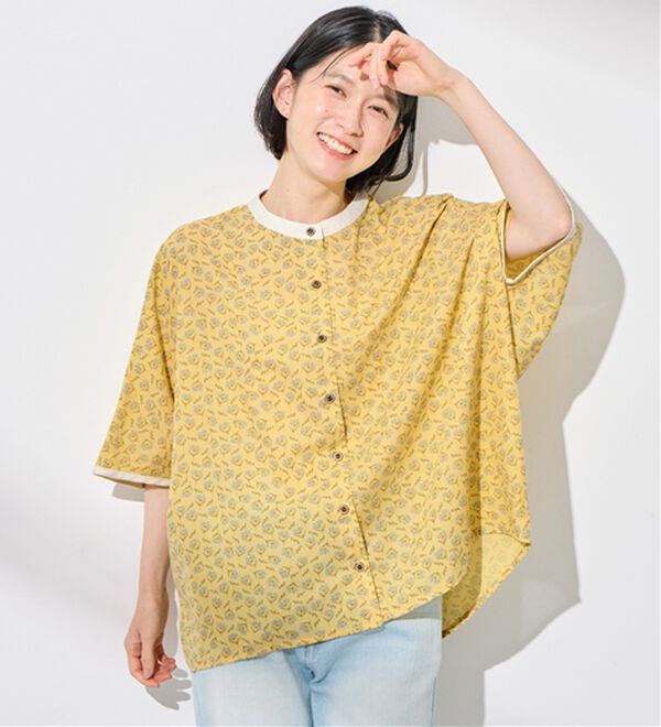 Viola e Viola（ヴィオラ エ ヴィオラ）の「小花柄ドルマンブラウス（ブラウス）」｜詳細画像