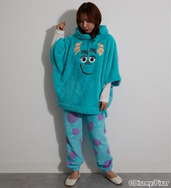 BELLUNA（ベルーナ）の「＜Ｄｉｓｎｅｙ＞【モンスターズ・インク（サリー）】両面ボアパンツ（※ポンチョ別売り）（その他パンツ）」｜詳細画像