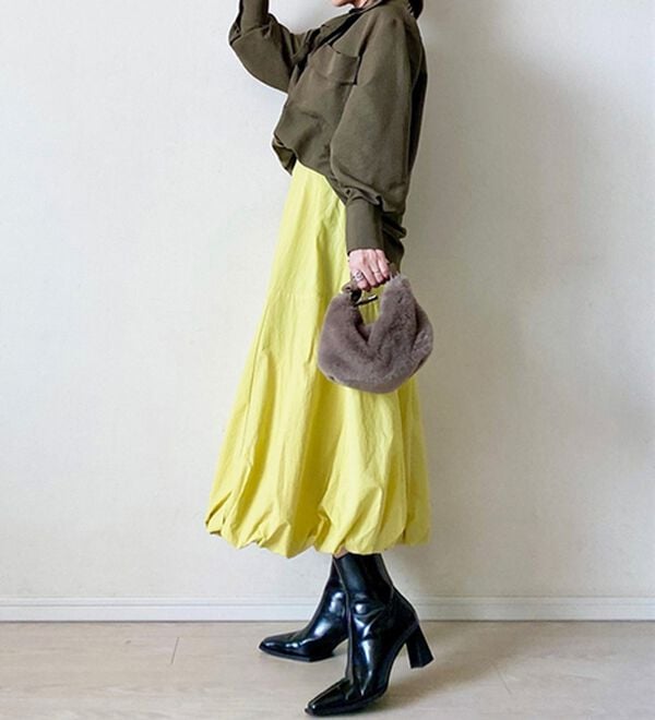 BELLUNA（ベルーナ）の「【低身長さん向け】バルーンスカート（ロングスカート）」｜詳細画像