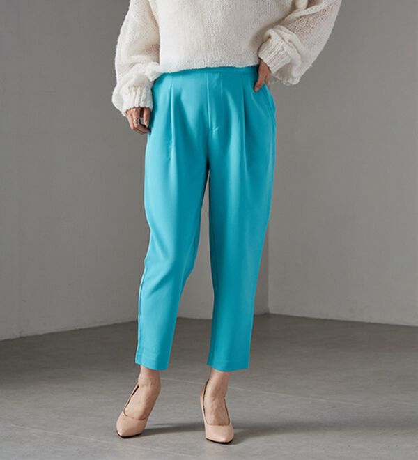 RANAN（ラナン）の「美脚シルエットクロップドパンツ（フルレングスパンツ）」｜詳細画像