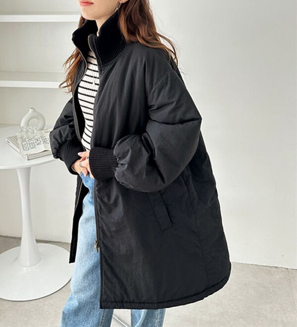 CAROLINA GLASER 配色 キルティングコート CAROLINA GLASER