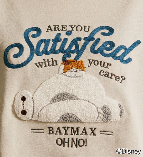 BELLUNA（ベルーナ）の「＜Ｄｉｓｎｅｙ＞【ベイマックス】さがら刺しゅう裏毛トレーナー（カットソー）」｜詳細画像