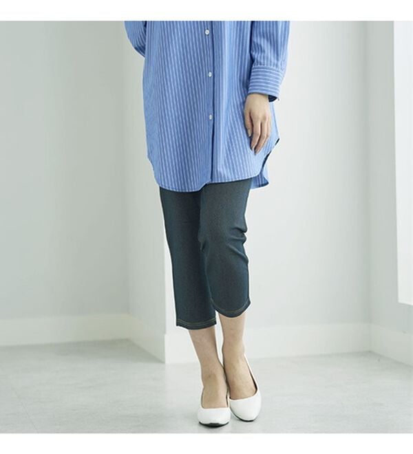 BELLUNA（ベルーナ）の「デニム調レギンス（スパッツ・レギンス）」｜詳細画像