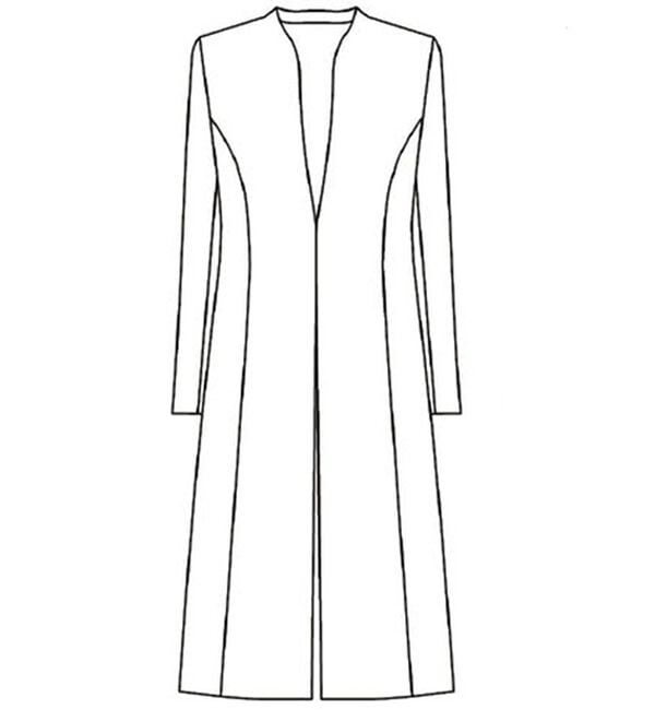 BELLUNA（ベルーナ）の「洗えるストレッチ！ロングジャケットワンピースアンサンブル（ドレスレット付）（ブラックフォーマル（喪服・礼服））」｜詳細画像