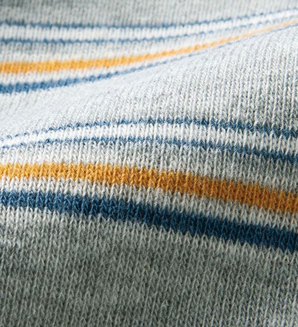 「【２着組】＜アーノルド　パーマー＞華やかボーダー暖かパジャマ（メンズルームウェア）」｜詳細画像