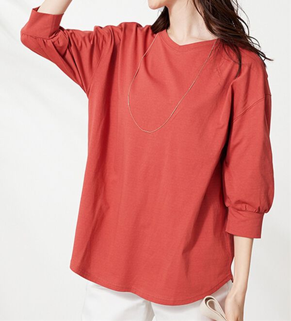 BELLUNA（ベルーナ）の「ひんやり！綿１００％キシリトールプリントチュニック（チュニック）」｜詳細画像