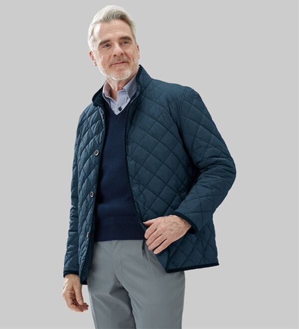 「＜ゴールデンベア＞ウォッシャブルキルティングジャケット（メンズジャケット）」｜詳細画像