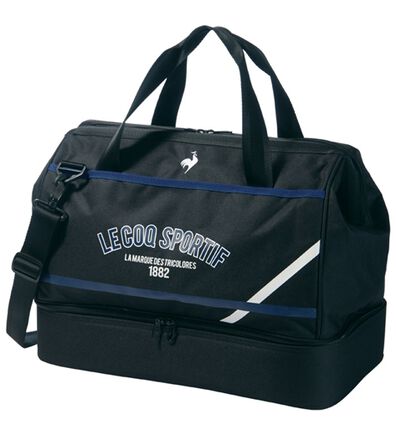 「＜ルコック＞シューズ収納付きボストンバッグ（メンズスポーツ用品）」