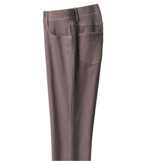 ルフラン（ルフラン）の「楽らく素敵！全方向ストレッチ綿混パンツ（フルレングスパンツ）」｜モカ