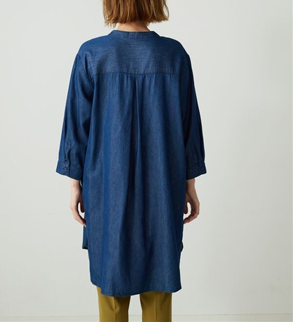 BELLUNA（ベルーナ）の「デニム素材華やか刺しゅうワンピース（その他ワンピース）」｜詳細画像
