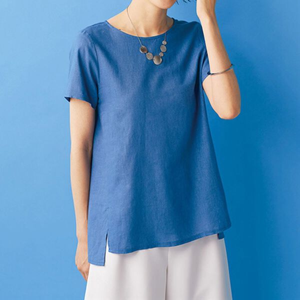 BELLUNA（ベルーナ）の「リネンレーヨン美フォルムブラウス（ブラウス）」｜詳細画像