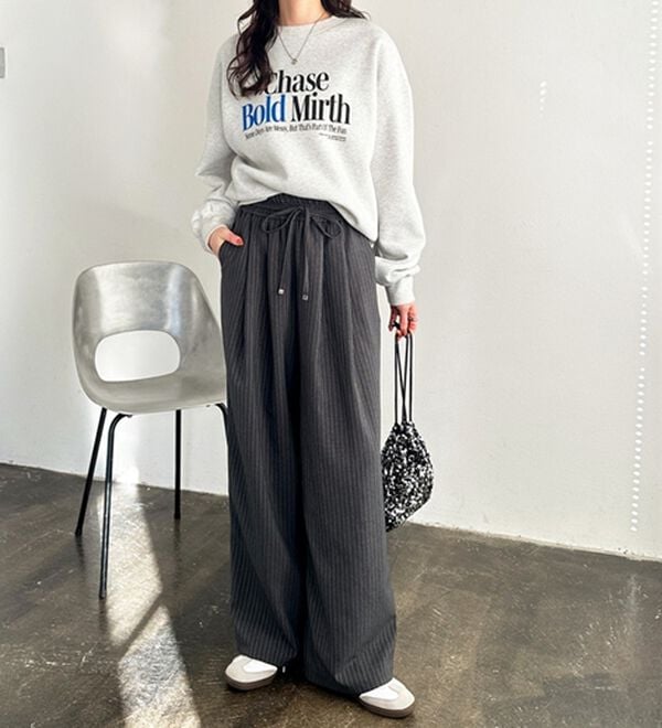 GeeRA（ジーラ）の「【体型カバー】上品なのにラクちんワイドパンツ（フルレングスパンツ）」｜詳細画像