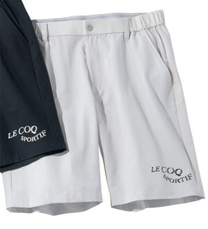 「＜ルコックスポルティフ＞サッカーストライプショートパンツ（メンズハーフパンツ）」｜グレー