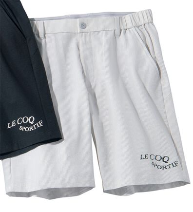 「＜ルコックスポルティフ＞サッカーストライプショートパンツ（メンズハーフパンツ）」