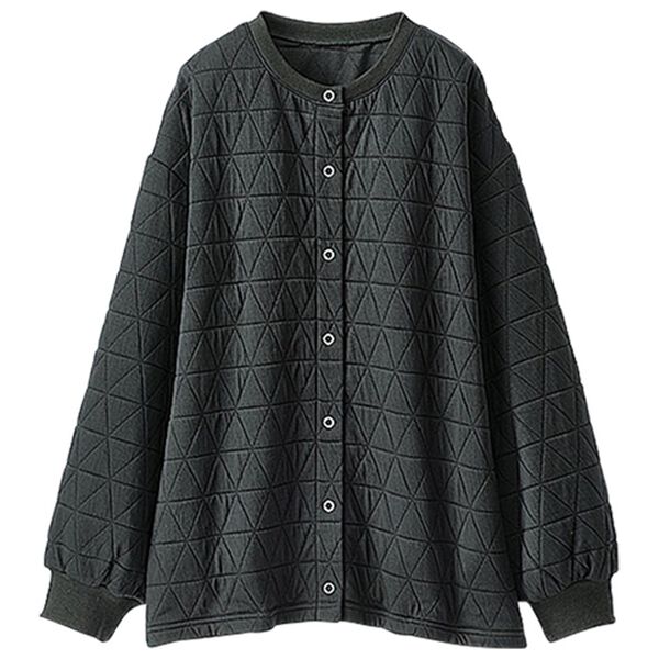 BELLUNA（ベルーナ）の「＜着るホカロン＞三角キルトスナップボタンカーディガン（その他カーディガン）」｜詳細画像